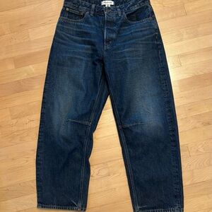 Madewell Dark Wash Cropped Ankle Jeans